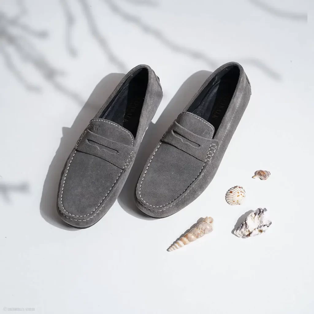 mocassin slip-on shoes photography