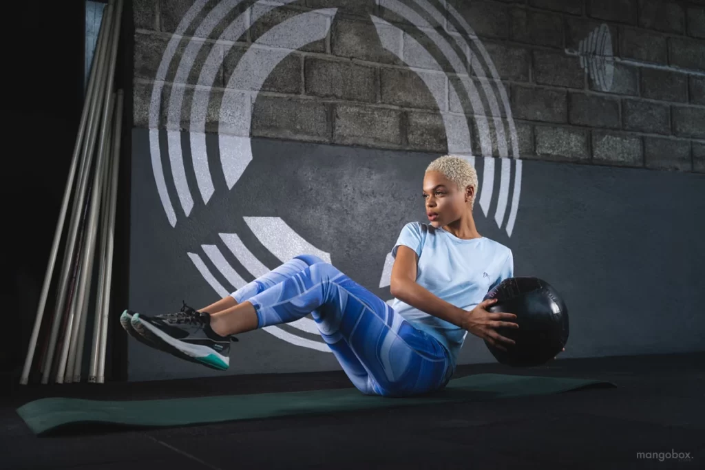 activewear clothes model working out